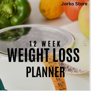 12 Weeks fitness Weight Loss Planner