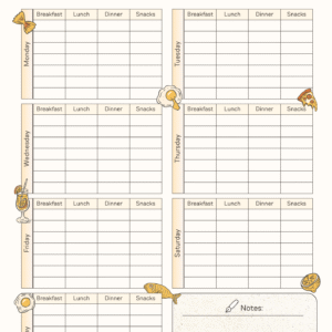 12 Weeks fitness Weight Loss Planner