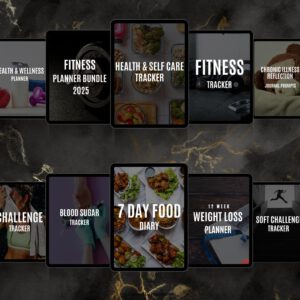 30-Day Home Fitness & Fat Loss System (Printable + Editable Planner Pack)