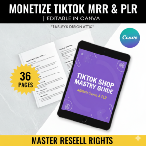 TikTok Shop Affiliate Hooks & Scripts 2025 – Monetize TikTok with MRR & PLR
