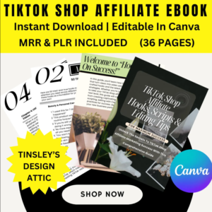 TikTok Shop Affiliate Hooks & Scripts 2025 – Monetize TikTok with MRR & PLR